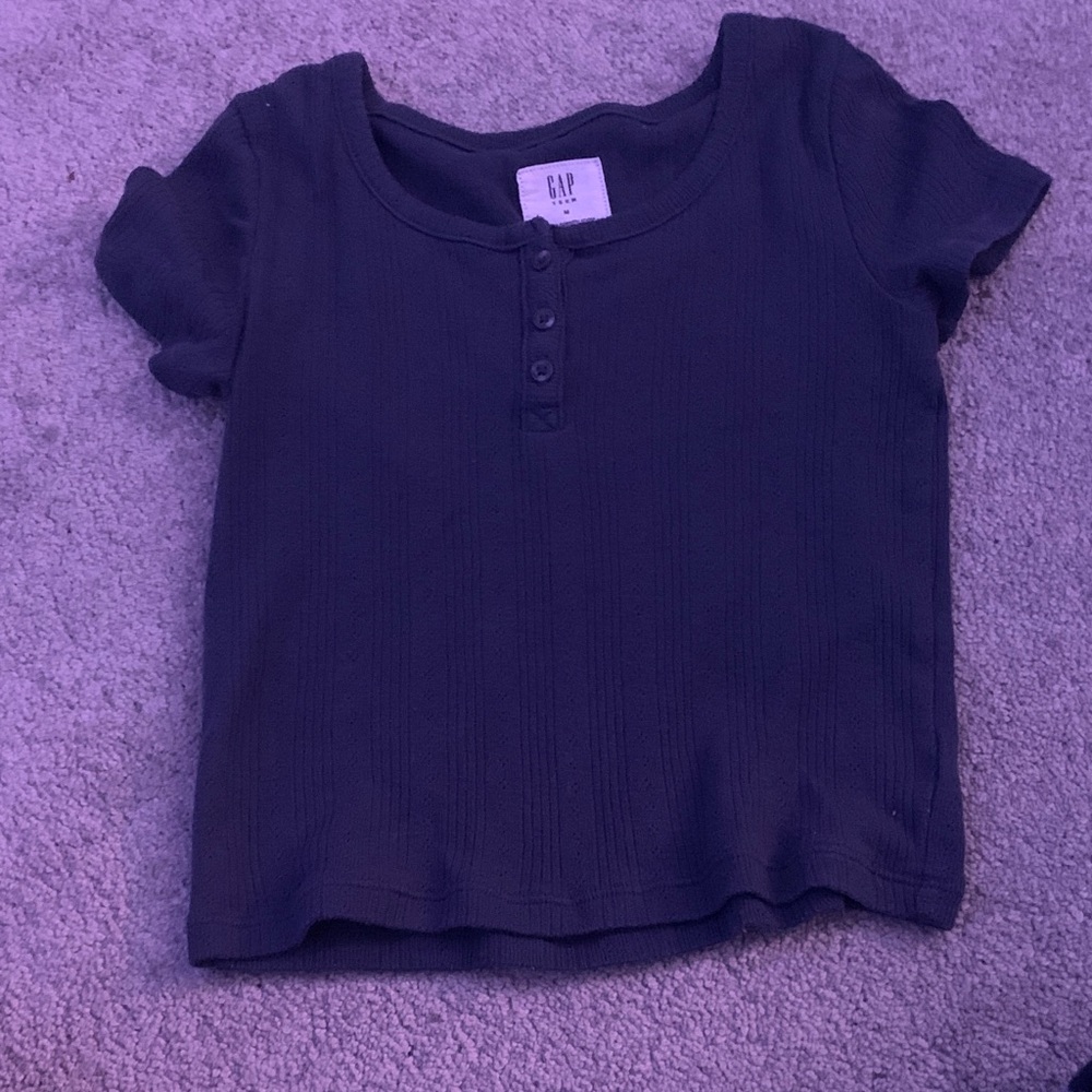 GAP Kids Dark Blue Short Sleeve Tee